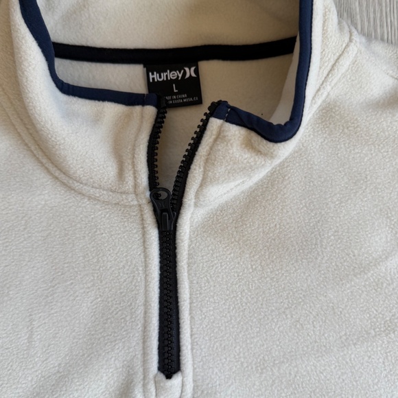 Hurley ~ Mesa Windchill ~ 1/4 zip, pullover, fleece sweatshirt ~ BRAND NEW! sz L - Picture 3 of 10